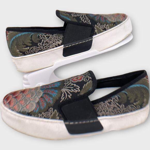 1. State Waylon Peacock Brocade Tapestry Slip On Sneaker Platform Anthropologie - Picture 6 of 10